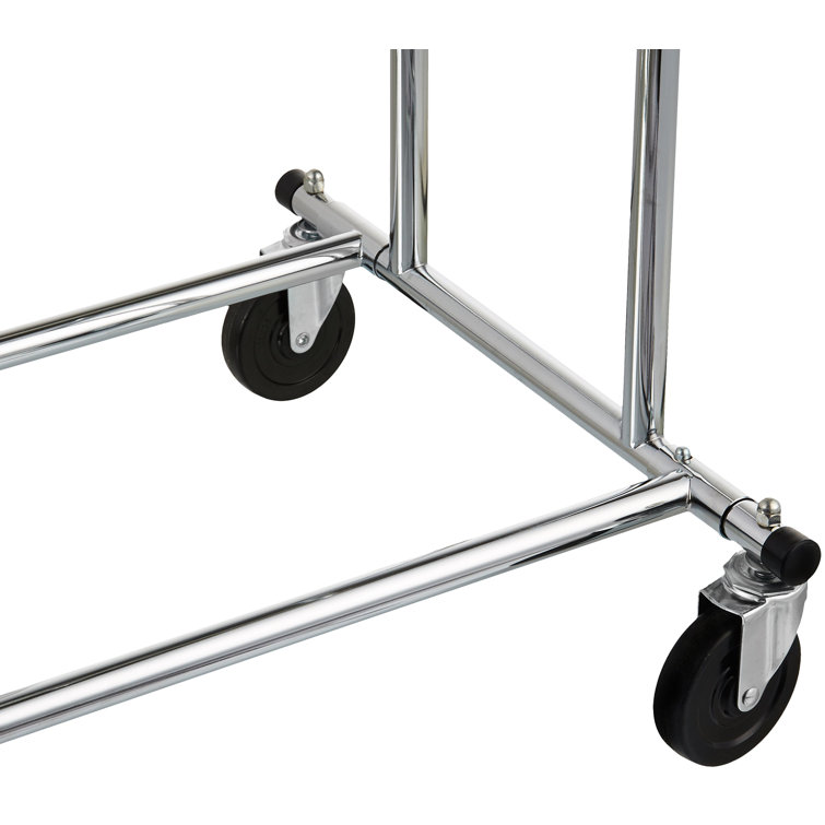 Draper Double Rail Garment Rack, Chrome Wayfair.co.uk